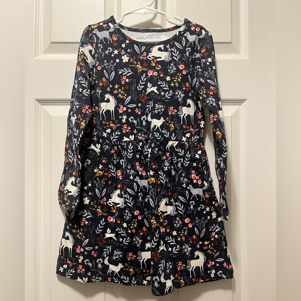 Rumi + Ryder girls S (6-7) unicorn dress